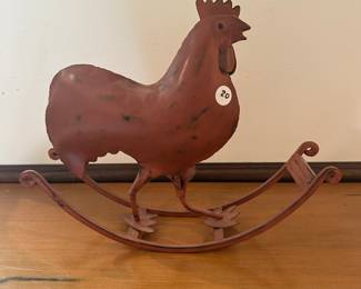 F76 - $20 Metal Rocking Chicken