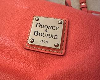 F88 - $50. Dooney & Bourke Medium EastWest Tote. 