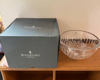 B6 - $35. Waterford Ballybay Bowl. Measures 9.5" wide. 