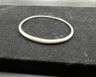 L28 - $65. Ed Levin Sterling Bangle. 