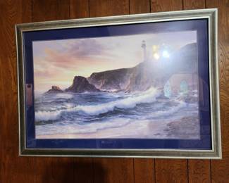 Large Beach Painting br Receret