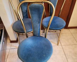 Set of 3 Vintage Parlor Chairs