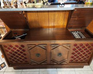 Midcentury Stereo Console