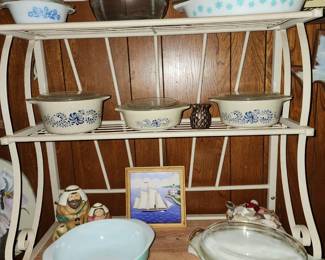 This is just the start on kitchen - more Kitchen pictures to come - Vintage Pyrex