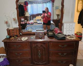 Vintage Dresser with Mirror - Jewelry Boxes by Bassett