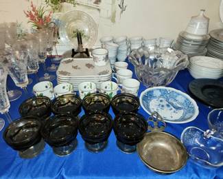 Vintage Glassware - Serving Sets