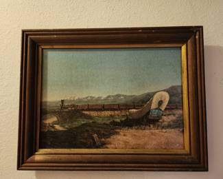 Vintage Western Painting