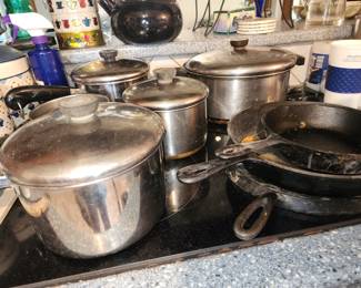 Pots - Vintage Cast Iron