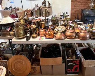 Copper kettles and more