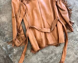 Vintage Leather Fringe 