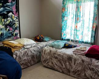 twin beds