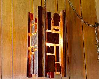 Retro style hanging lamp