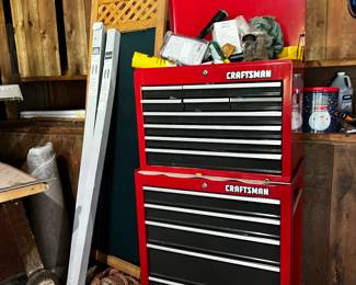 CRAFTSMAN 2 SECTION TOOL BOX CABINET