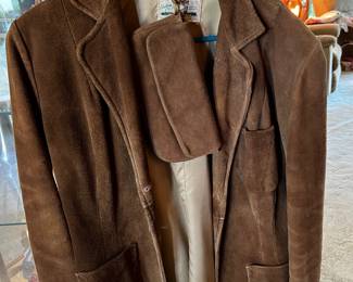 VINTAGE SUADE JACKET & PURSE