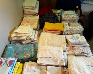 more linens of all kinds!