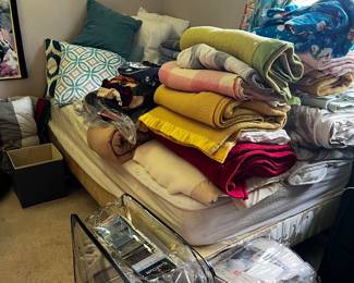 Linen - towels, blankets, pillows, sheets