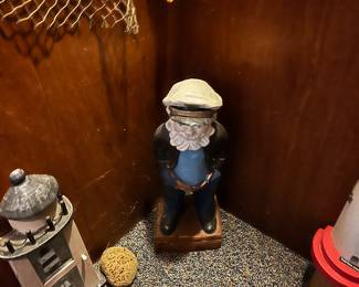 CONCRETE CAPTAIN STATUE