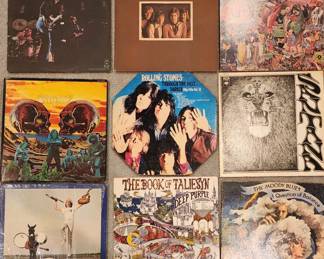 many albums, a lot of classic rock of the 70's