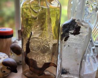 small antique bottles