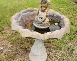 2 bird baths