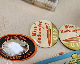 Hydrofoil boat racing pins from the 70's