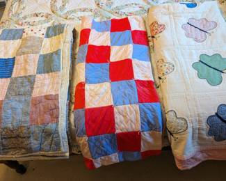 Vintage quilts, butterfly quilt