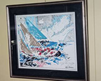 Leroy Neiman, signed