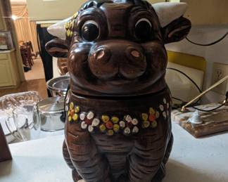Ferdinand the Bull cookie jar
