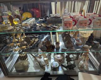 Swarovski crystal, trinket boxes, Hummel, Belleek