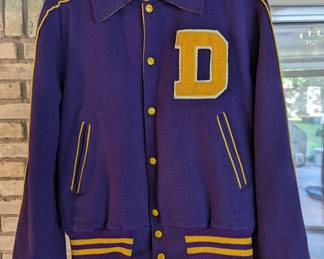 Denton Broncos letter jacket