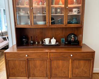 Kipp Stewart for Drexel 8 Door / 2 Drawer Mid-Century Modern Credenza (20"D x 60"W x 71"H)