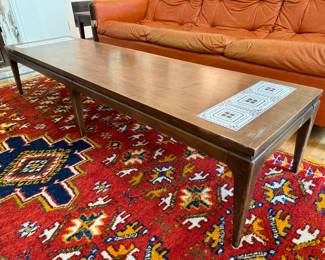 Mid-Century Modern Cocktail Table (18"D x 72"W x 14"H)