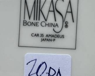 Mikasa "Car 35 Amadeus" Bone China (20pc)