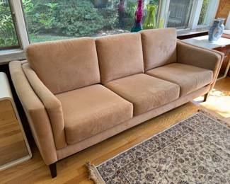 KSL Furniture Microsuede 3 Seat Upholstered Sofa (32"D x 82"W x 26" Back Height)