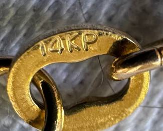 14K Plum Gold Bracelet