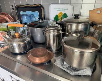 Collection of Pots, Teapots and Other Accessories