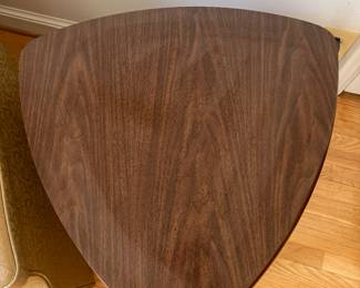 Mid-Century Modern Mersman Guitar Pick Side Table (27"W x 27"D x 20"H)