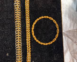 Lovely 14K bracelets!