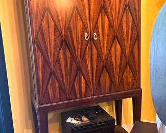 Thomasville Deco Style Bar Cabinet