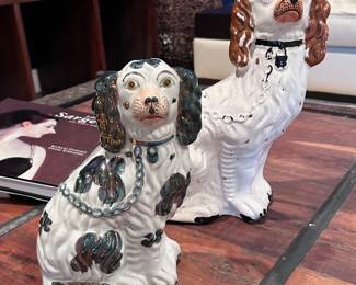 Antique Staffordshsire Dogs