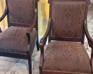 Victorian Rocker and Side Chair