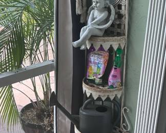 Metal Rack with Mirror