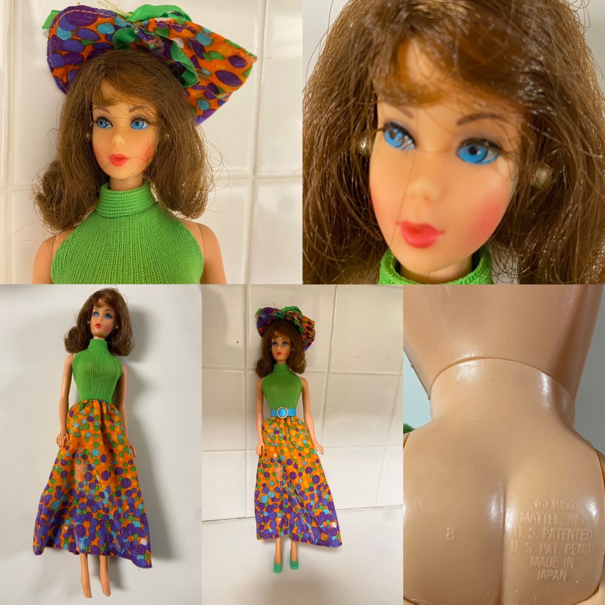 当時物 ☆MATTEL/マテル☆ヴィンテージ バービー人形 1966年 