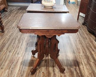 Another marble top side table