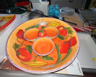 New w/box chip and dip