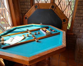Sears vintage poker/bumper pool table