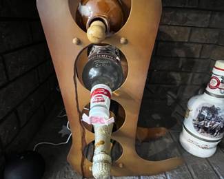 Boot wine rack