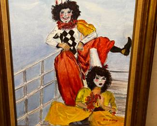 Clown painting