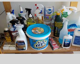 Tons of Cleaning and Garden Chemicals