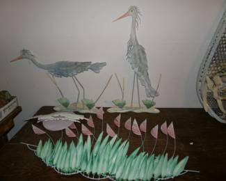 Metal wall art - set of 4 pcs 